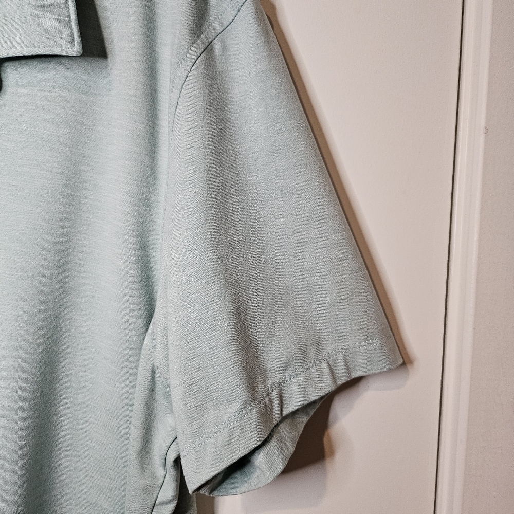 J.Crew Slim Fit Size XL Sage Green Polo Shirt Casual Classic Cotton Preppy - Picture 7 of 10